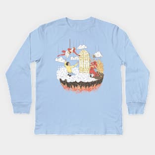 The Devil's In The Details Kids Long Sleeve T-Shirt